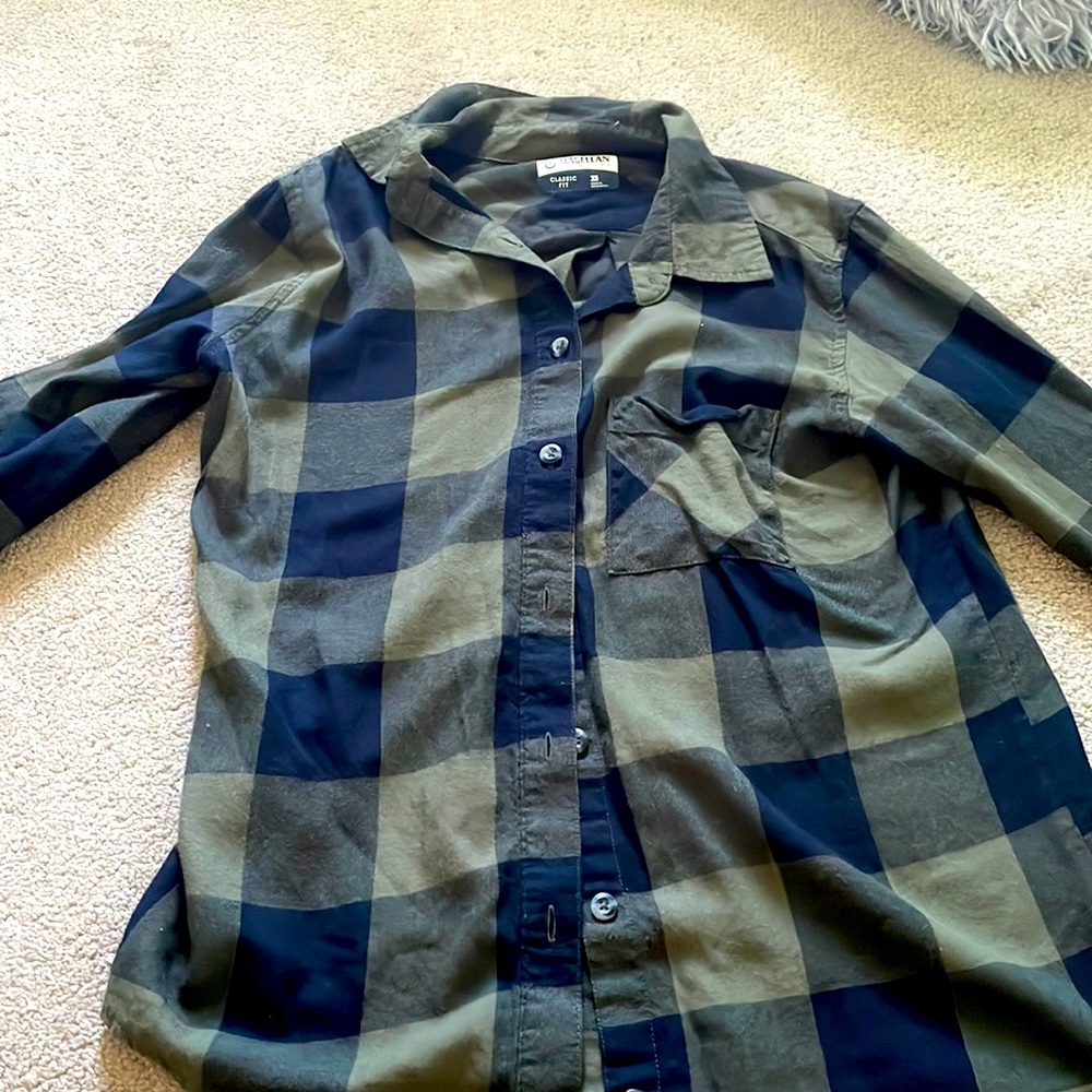 magellan womens xs flannel